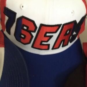 Mens Philadelphia 76ers new era fitted hat sz 7.